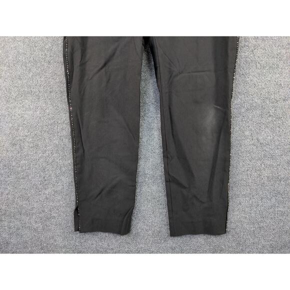 Chico's Womens Pull On Pants Size 1.5 10R Black Rayon Blend - Picture 7 of 12